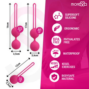 Osian Set Premium Silicone Rose (osian One - 51 G | Osian Two - 101 G | Osian Three 85 G)