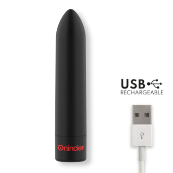 Berlin Vibrateur Bullet Noir 9 Modes 8,5 X 2 Cm - Application Gratuite
