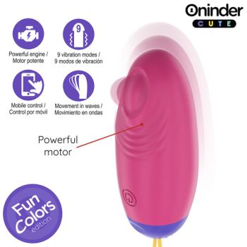 Œuf en Silicone à Vibrations et Tapotements - Application Mondiale Gratuite