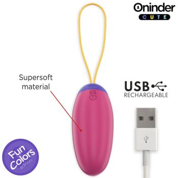 Œuf en Silicone à Vibrations et Tapotements - Application Mondiale Gratuite
