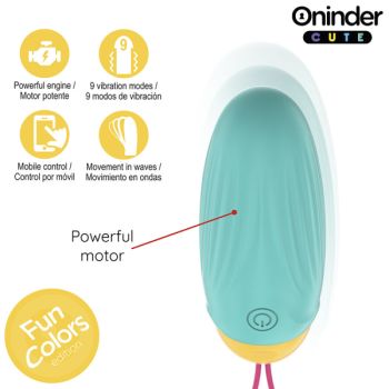 Œuf Vibrant Love Pleasure - Pierres en Silicone Rotatives - Application Mondiale Gratuite