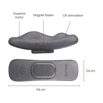 Vibrateur Rechargeable Manila Panty 9 Vitesses 9,6 Cm X 2,6 Cm - Application Gratuite