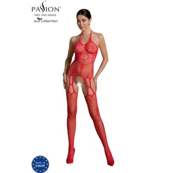 Passion - Bodystocking Eco Collection Eco Bs002 Rouge