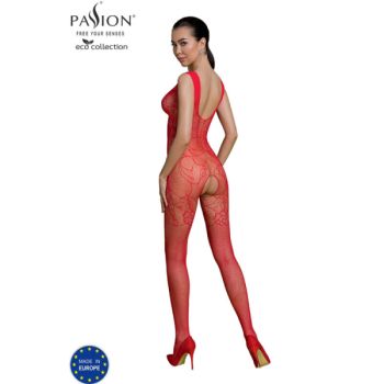 Passion - Bodystocking Eco Collection Eco Bs012 Rouge