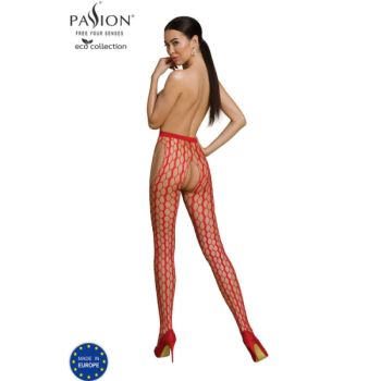Passion - Bodystocking Eco Collection Eco S007 Rouge