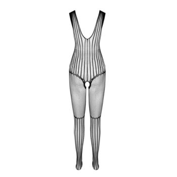 Passion - Bs 103 Bodystocking Blanc Taille Unique