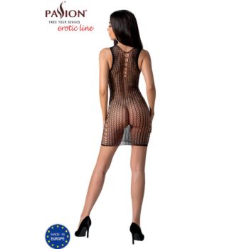 Passion - Bs097 Bodystocking Noir Taille Unique