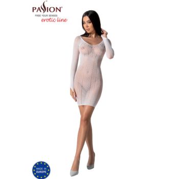 Passion - Bs101 Bodystocking Blanc Taille Unique