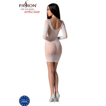 Passion - Bs101 Bodystocking Blanc Taille Unique