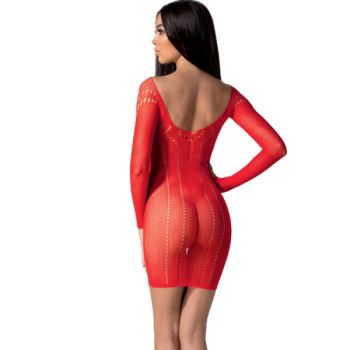 Passion - Bs101 Bodystocking Rouge Taille Unique