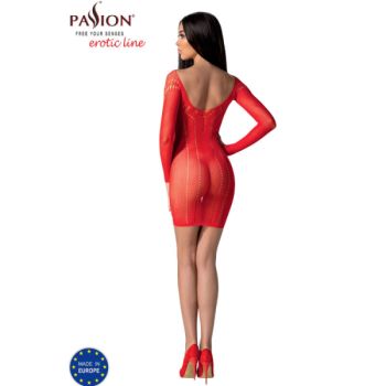 Passion - Bs101 Bodystocking Rouge Taille Unique