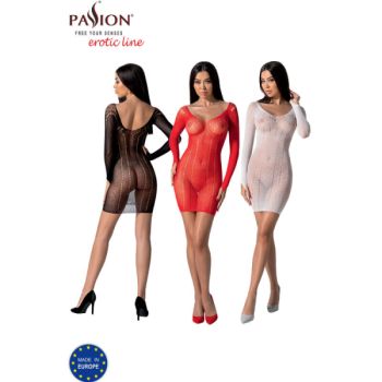 Passion - Bs101 Bodystocking Rouge Taille Unique