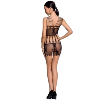 Passion - Femme Bs090 Bodystocking Noir Taille Unique