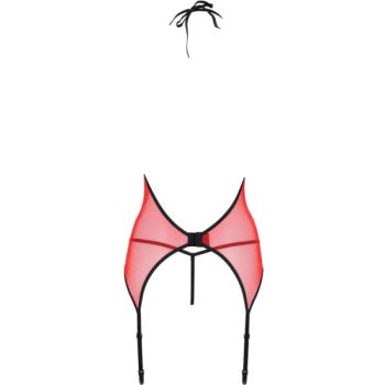 Passion - Peonia Corset Ligne Érotique Rouge S/m