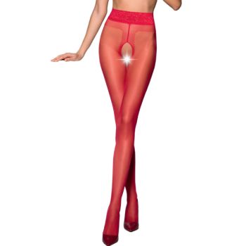 Passion - Tiopen 001 Collant Rouge 1/2 20 Den