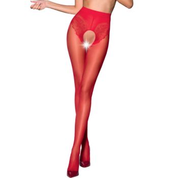 Passion - Tiopen 006 Collant Rouge 3/4 30 Den