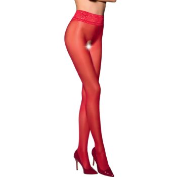 Passion - Tiopen 008 Collant Rouge 1/2 30 Den
