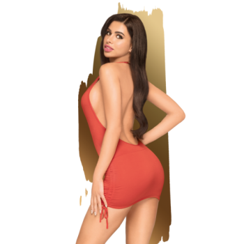 Penthouse - Earth Shaker Robe Courte Rouge L/xl