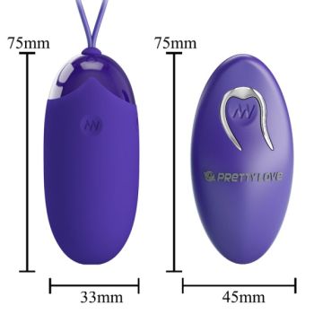 Pretty Love - Berger Youth Oeuf Vibrant Télécommandé Violet