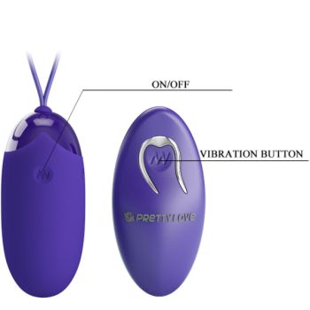 Pretty Love - Berger Youth Oeuf Vibrant Télécommandé Violet