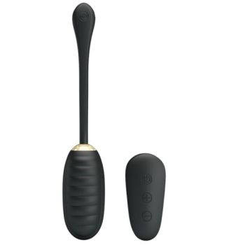 Pretty Love - Doreen Oeuf Vibrant Rechargeable de Luxe Noir Télécommande