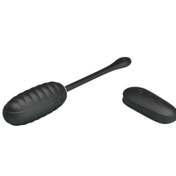 Pretty Love - Doreen Oeuf Vibrant Rechargeable de Luxe Noir Télécommande