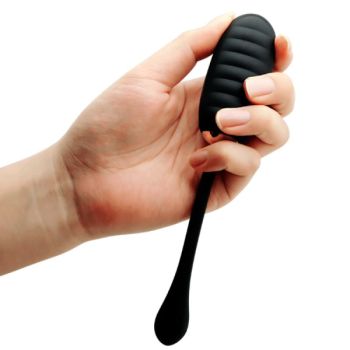 Pretty Love - Doreen Oeuf Vibrant Rechargeable de Luxe Noir Télécommande