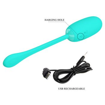 Pretty Love - Julius Oeuf Vibrant Imperméable-rechargeable Aqua Vert