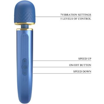 Pretty Love - Masseur 7 Modes de Vibration Bleu