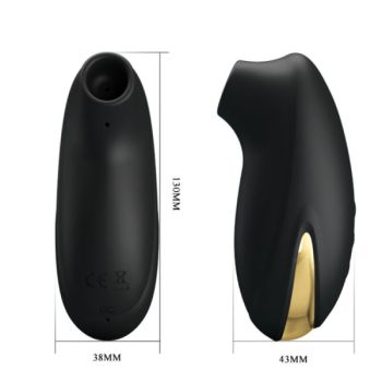 Pretty Love - Masseur à Aspiration Rechargeable de Luxe Noir