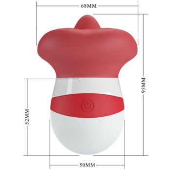 Pretty Love - Mina Stimulateur de Langue Rouge Clair