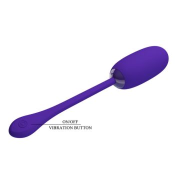 Pretty Love - Oeuf Vibrant Julius Imperméable-rechargeable Violet