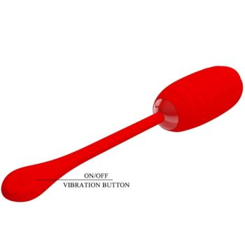 Pretty Love - Oeuf Vibrant Rechargeable Kirk Rouge