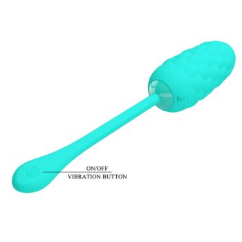 Pretty Love - Oeuf Vibrant  Texture Marine Rechargeable Aqua Green