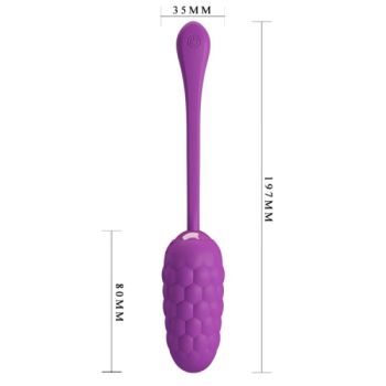 Pretty Love - Oeuf Vibrant  Texture Marine Rechargeable Violet