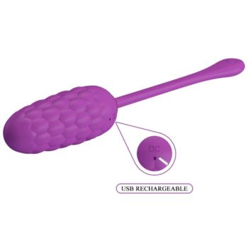 Pretty Love - Oeuf Vibrant  Texture Marine Rechargeable Violet