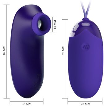 Pretty Love - Stimulateur et Oeuf Portable