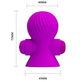Pretty Love - Stimulateurs de Nipple 12 Modes Vibration Lilas