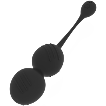 Balles de Kegel Vibrantes Rechargeables Nisha Noires