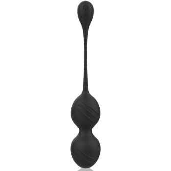 Balles de Kegel Vibrantes Rechargeables Nisha Noires