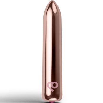 Balle Vibrante Rechargeable Rose Dorée