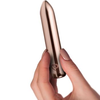 Balle Vibrante Rechargeable Rose Dorée