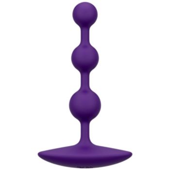 image Amp Perles Anales en Silicone Flexible Violettes 12,5 Cm