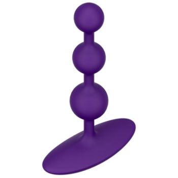 Amp Perles Anales en Silicone Flexible Violettes 12,5 Cm