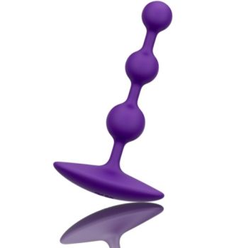 Amp Perles Anales en Silicone Flexible Violettes 12,5 Cm