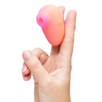 Kiss Vibrateur à Doigts Rechargeable à Succion Clitoriale