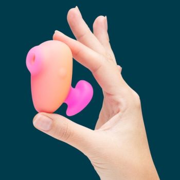 Kiss Vibrateur à Doigts Rechargeable à Succion Clitoriale