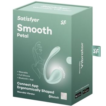 Satisfyer - Application Gratuite Stimulateur de Point G Pétale Lisse Vert D'eau