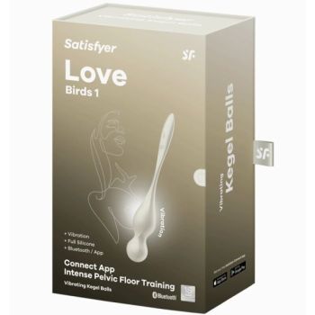 Satisfyer - Balles Vibrantes de Kegel Love Birds Blanches