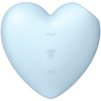 Satisfyer - Cutie Heart Stimulateur et Vibrateur de Pulse D'air Bleu